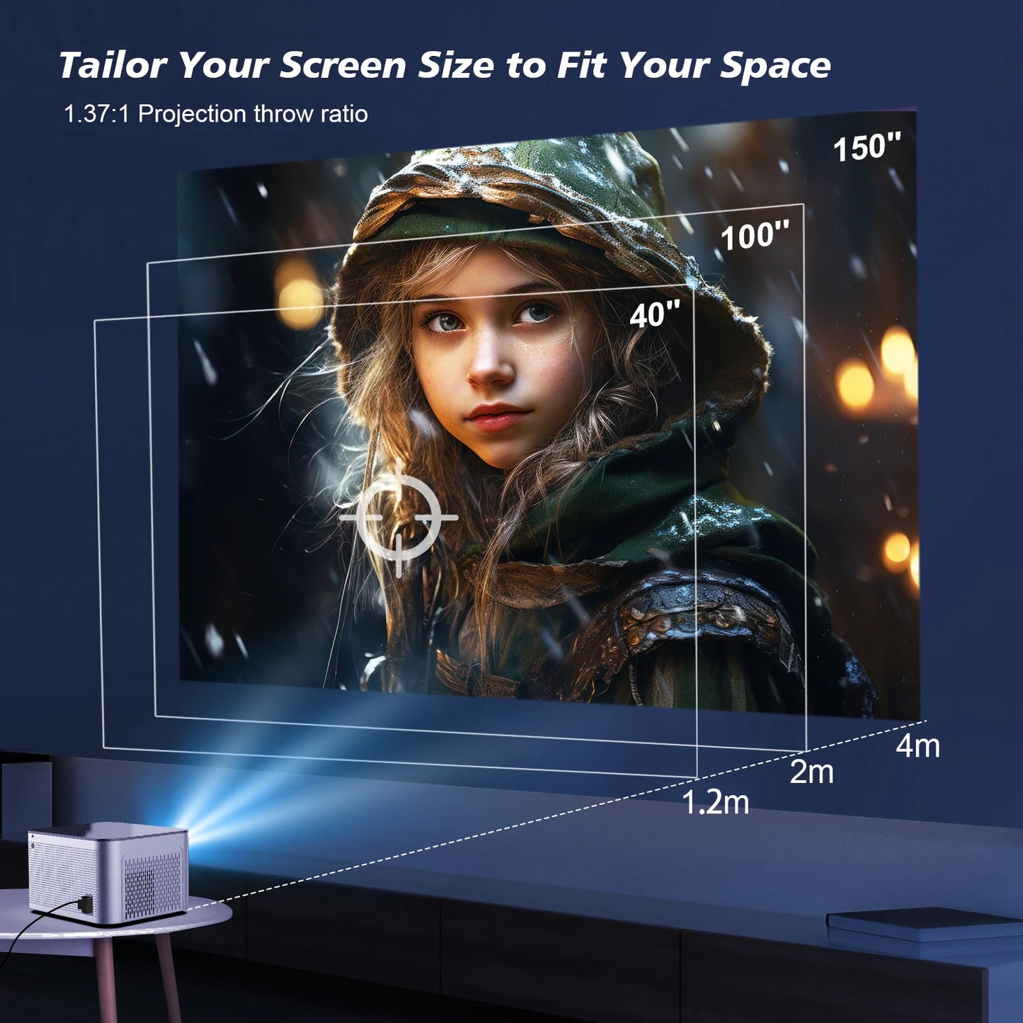 Home Projector HY350 Pro | Android 11 4K