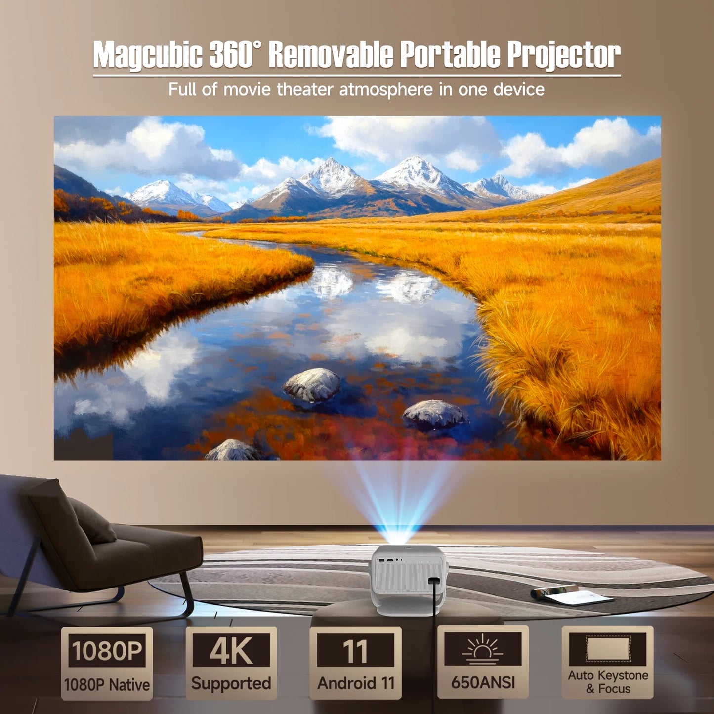 Home Projector L018 | Android 11